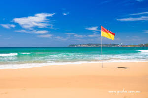Get BeachSafe on all Sydney's Northern Beaches and swim between the iconic flags. Photo: gusha.com.au for SydneyOutBack.com.au