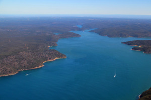 Cowan Waters, part of Broken Bay, leads into the seemingly untouched waterways of Ku-ring-gai Chase National Park. Photo: P.Pickering, SydneyOutBack.com.au